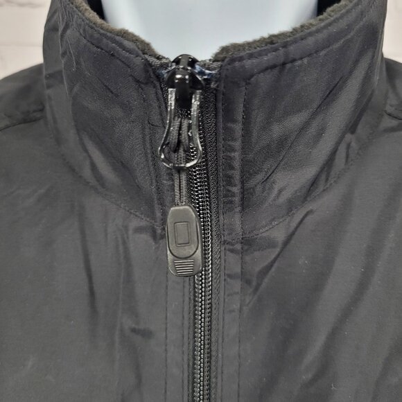 NWT Port Authority Black Soft Shell Water Wind Resistant Fleece Lined Zip Vest L - Picture 11 of 16